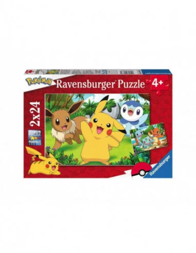 Pokémon Puzzle para niños XXL Pikachu & Friends (2 x 24 piezas)