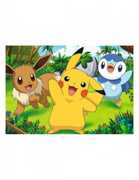 Pokémon Puzzle para niños XXL Pikachu & Friends (2 x 24 piezas)