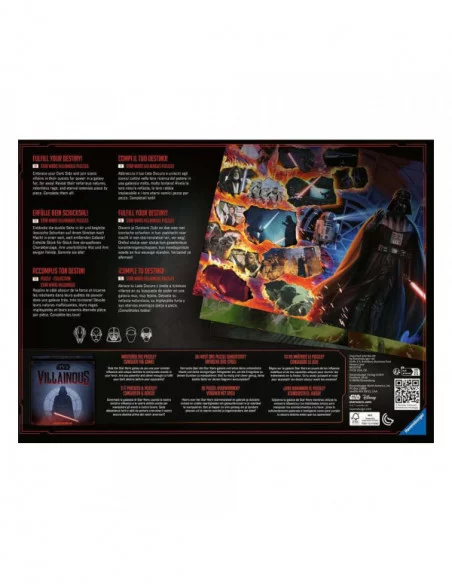 Star Wars Villainous Puzzle Darth Vader (1000 piezas)