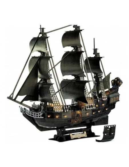 Piratas del Caribe: La venganza de Salazar Puzzle 3D Black Pearl LED Edition