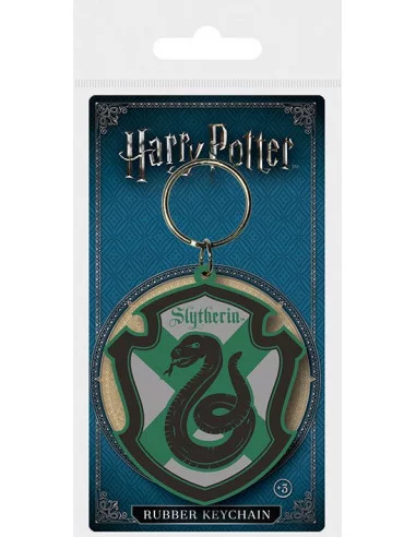 Harry Potter Llavero caucho Slytherin 6 cm