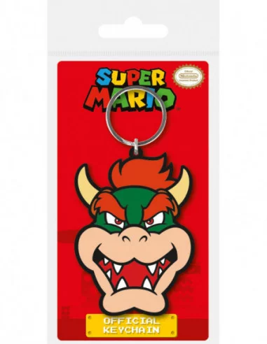 Super Mario Llavero caucho Bowser 6 cm