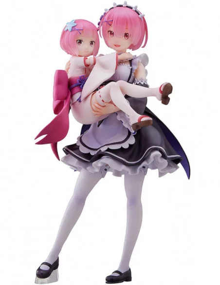 Re:Zero Starting Life in Another World Estatua PVC 1/7 Ram & Childhood Ram 23 cm