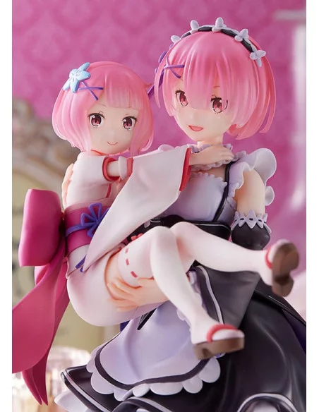 Re:Zero Starting Life in Another World Estatua PVC 1/7 Ram & Childhood Ram 23 cm