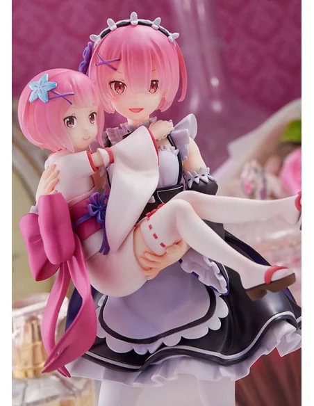 Re:Zero Starting Life in Another World Estatua PVC 1/7 Ram & Childhood Ram 23 cm