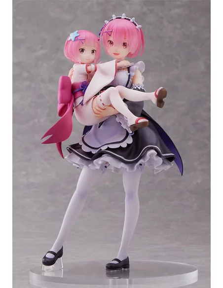 Re:Zero Starting Life in Another World Estatua PVC 1/7 Ram & Childhood Ram 23 cm