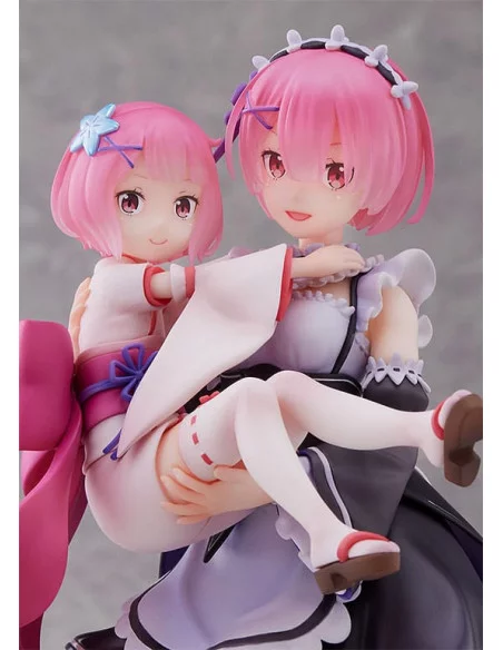 Re:Zero Starting Life in Another World Estatua PVC 1/7 Ram & Childhood Ram 23 cm