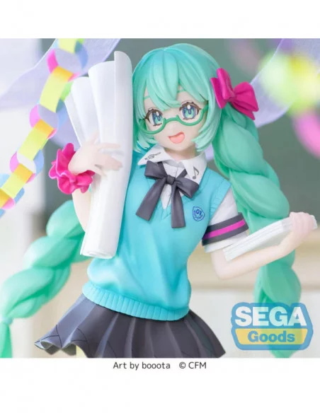 Hatsune Miku Estatua Luminasta PVC Hatsune Miku 16th Anniversary Booota Ver. 18 cm