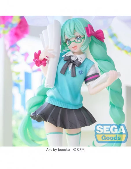 Hatsune Miku Estatua Luminasta PVC Hatsune Miku 16th Anniversary Booota Ver. 18 cm