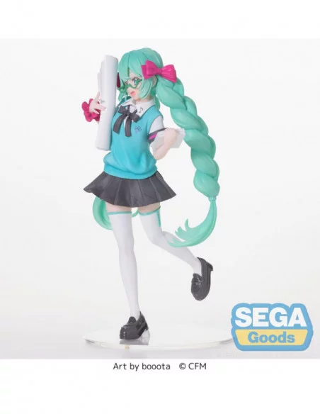 Hatsune Miku Estatua Luminasta PVC Hatsune Miku 16th Anniversary Booota Ver. 18 cm