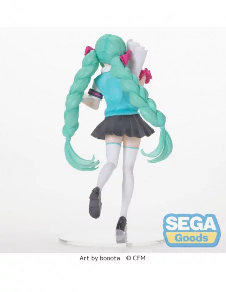 Hatsune Miku Estatua Luminasta PVC Hatsune Miku 16th Anniversary Booota Ver. 18 cm