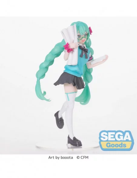 Hatsune Miku Estatua Luminasta PVC Hatsune Miku 16th Anniversary Booota Ver. 18 cm