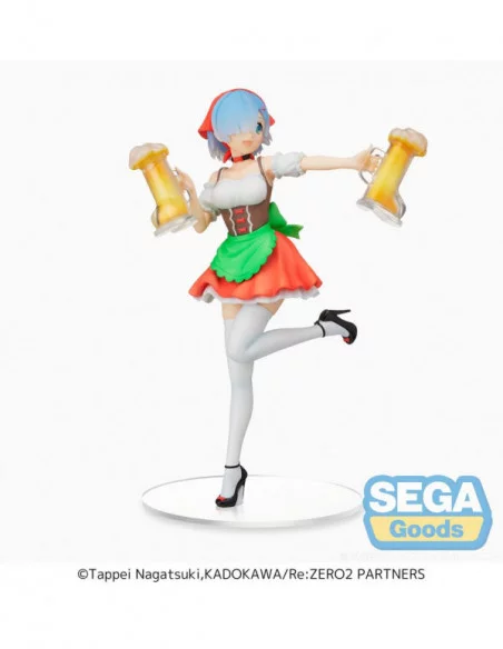 Re:Zero Starting Life in Another World Estatua PVC SPM Rem Oktoberfest Ver. (re-run) 21 cm