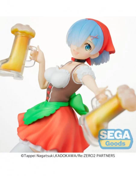 Re:Zero Starting Life in Another World Estatua PVC SPM Rem Oktoberfest Ver. (re-run) 21 cm