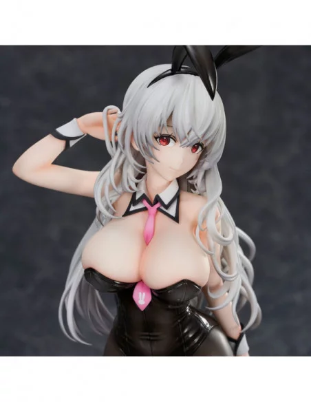 Haori Io Illustration Estatua PVC White-haired Bunny 29 cm