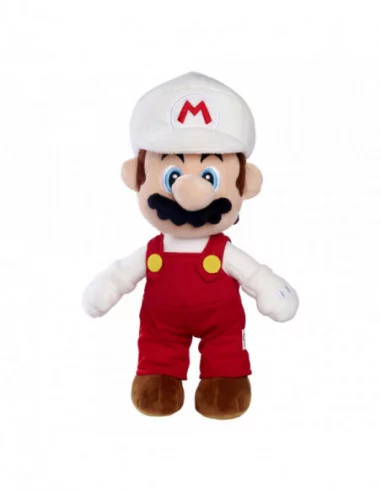 Super Mario Peluche Feuer Mario 30 cm