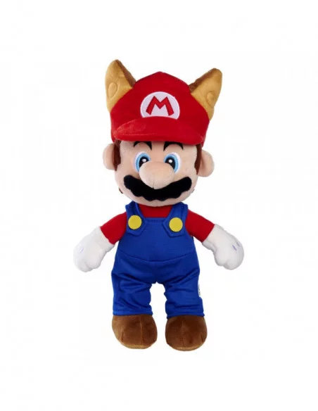 Super Mario Peluche Tanuki Mario 30 cm