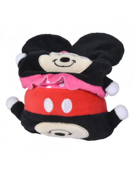 Disney: Mickey Mouse peluche reversible Mickey/Minnie 8 cm