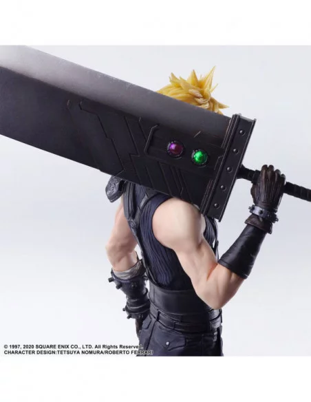 Final Fantasy VII Remake Static Arts Gallery Estatua Cloud Strife 26 cm