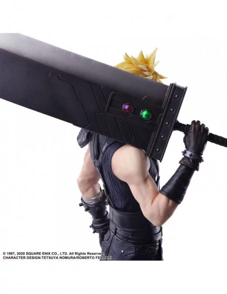 Final Fantasy VII Remake Static Arts Gallery Estatua Cloud Strife 26 cm