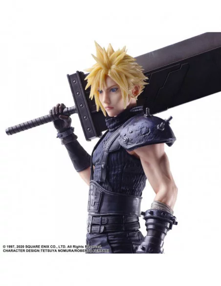 Final Fantasy VII Remake Static Arts Gallery Estatua Cloud Strife 26 cm