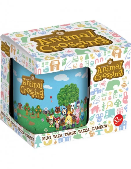 Animal Crossing Tazas Caja Logo & Characters 325 ml (6)