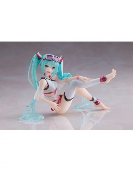 Hatsune Miku Wonderland Estatua PVC Aqua Float Girls Figure Hatsune Miku Reissue 18 cm