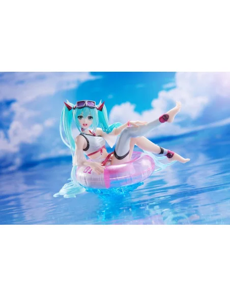 Hatsune Miku Wonderland Estatua PVC Aqua Float Girls Figure Hatsune Miku Reissue 18 cm