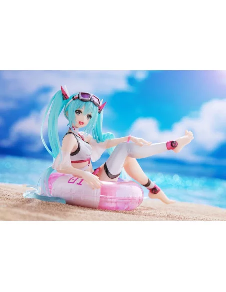 Hatsune Miku Wonderland Estatua PVC Aqua Float Girls Figure Hatsune Miku Reissue 18 cm