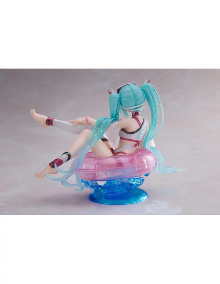 Hatsune Miku Wonderland Estatua PVC Aqua Float Girls Figure Hatsune Miku Reissue 18 cm