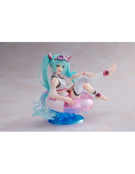 Hatsune Miku Wonderland Estatua PVC Aqua Float Girls Figure Hatsune Miku Reissue 18 cm