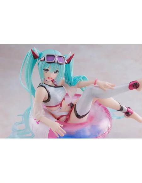 Hatsune Miku Wonderland Estatua PVC Aqua Float Girls Figure Hatsune Miku Reissue 18 cm