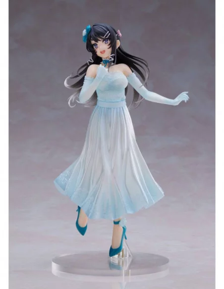 Rascal Does Not Dream of Bunny Girl Senpai Estatua PVC Coreful Sakurajima Party Dress Ver. 20 cm