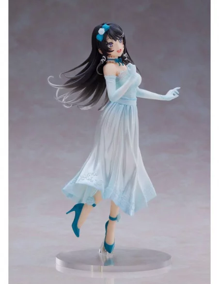 Rascal Does Not Dream of Bunny Girl Senpai Estatua PVC Coreful Sakurajima Party Dress Ver. 20 cm