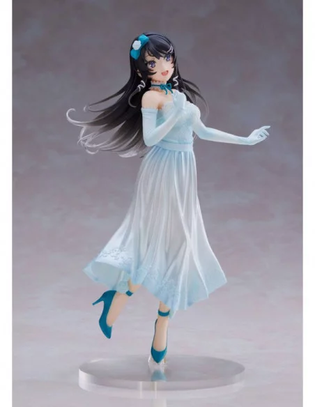 Rascal Does Not Dream of Bunny Girl Senpai Estatua PVC Coreful Sakurajima Party Dress Ver. 20 cm