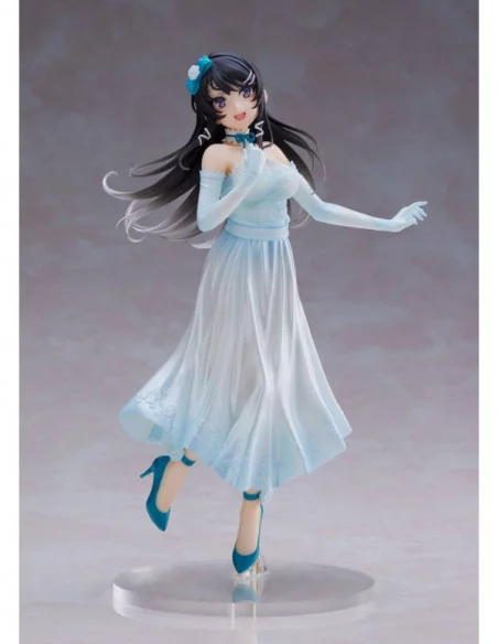 Rascal Does Not Dream of Bunny Girl Senpai Estatua PVC Coreful Sakurajima Party Dress Ver. 20 cm