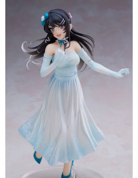 Rascal Does Not Dream of Bunny Girl Senpai Estatua PVC Coreful Sakurajima Party Dress Ver. 20 cm