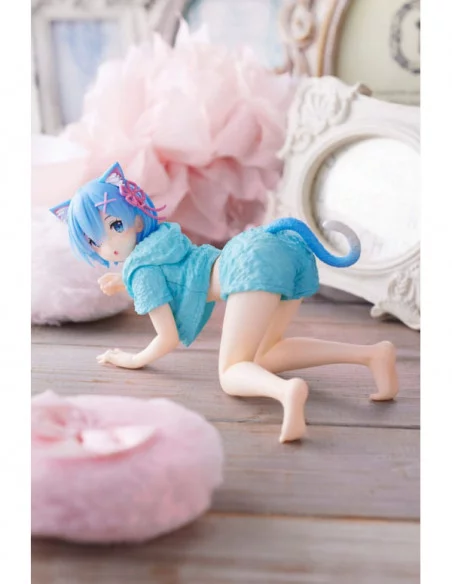 Re:Zero - Starting Life in Another World Estatua PVC Rem Cat Roomwear Version