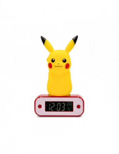 Pokémon despertador con luz Pikachu 18 cm