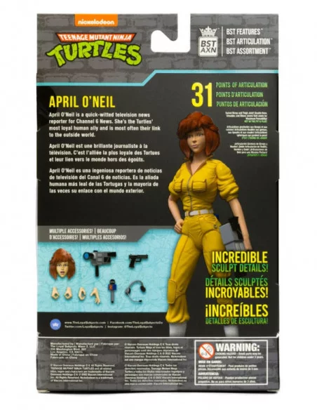 Tortugas Ninja Figura BST AXN April O'Neil 13 cm