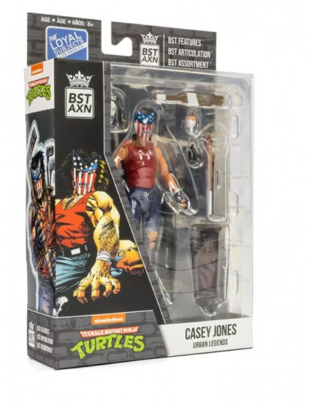 Tortugas Ninja Figura BST AXN Casey Jones Urban Legends 13 cm