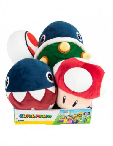 Mario Kart Peluche Mocchi-Mocchi Set Toad 15 cm Surtido (5)