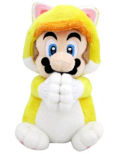 Super Mario Peluche imán Cat Mario 19 cm