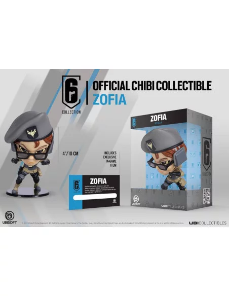 Rainbow Six Siege 6 Collection Figura Chibi Serie 6 Zofia 10 cm