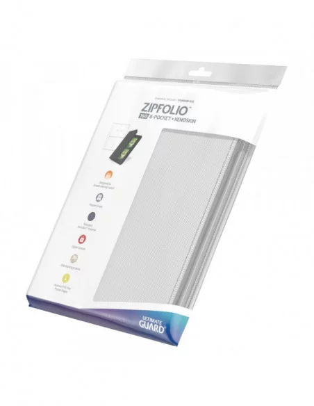 Ultimate Guard Zipfolio 160 - 8-Pocket XenoSkin Blanco