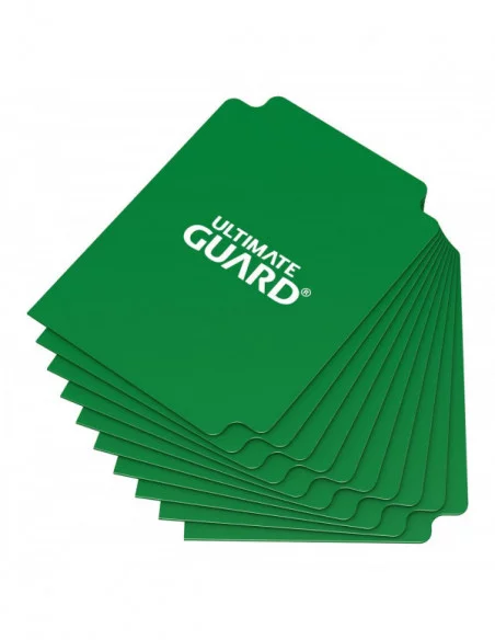 Ultimate Guard Card Dividers Tarjetas Separadoras para Cartas Tamaño Estándar Verde (10)