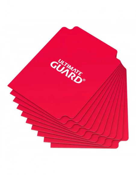 Ultimate Guard Card Dividers Tarjetas Separadoras para Cartas Tamaño Estándar Rojo (10)