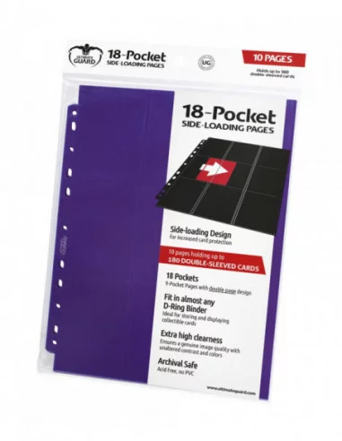 Ultimate Guard 18-Pocket Pages Side-Loading Violeta (10)