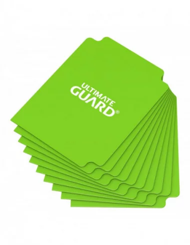 Ultimate Guard Card Dividers Tarjetas Separadoras para Cartas Tamaño Estándar Verde Claro (10)