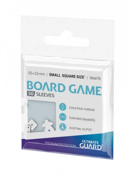 Ultimate Guard Premium Sleeves Fundas de Cartas del Juego de Mesa Cuadrado Pequeño (50)